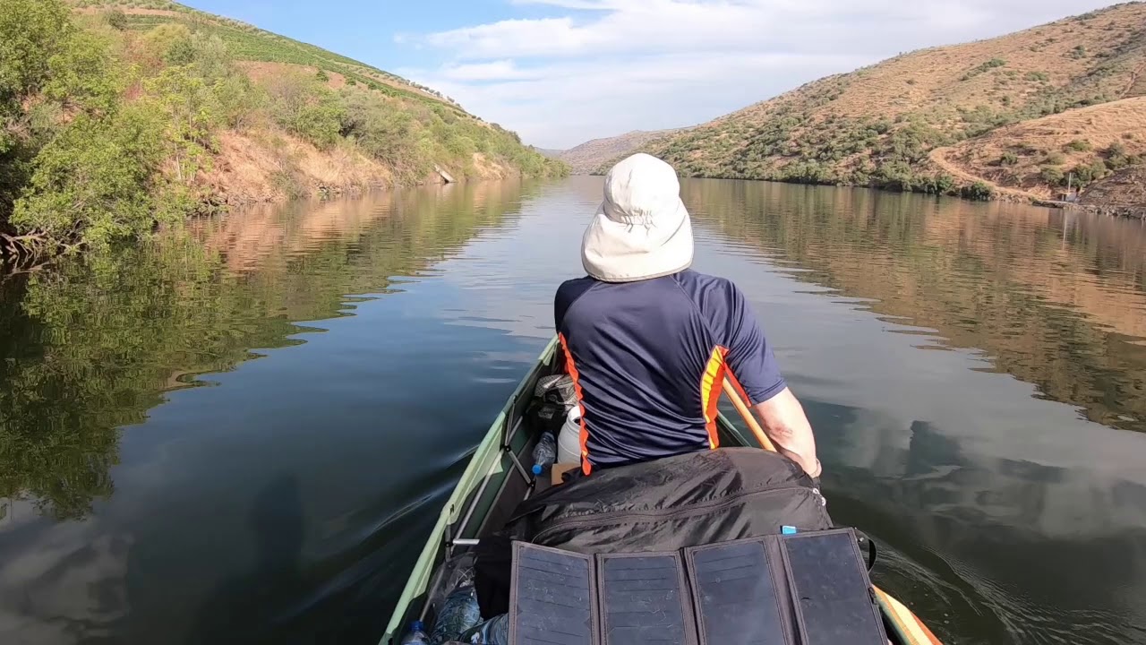 Rio Douro Kanu-Tour, inkl. Schleuse Carrapatelo, Fallhöhe 35m, Aug 2020