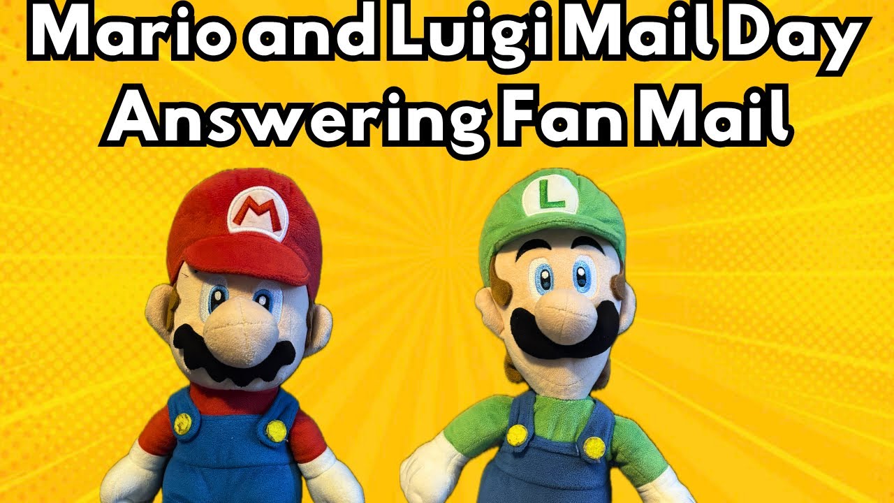 Mario and Luigi Mail Day | Answering Fan Mail