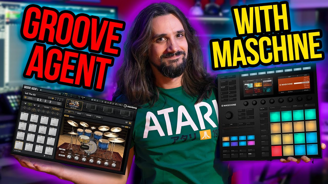 Setup Maschine as a MIDI Controller for Groove Agent, Cubase and synths! 🥁🥁🥁#cubase #maschine