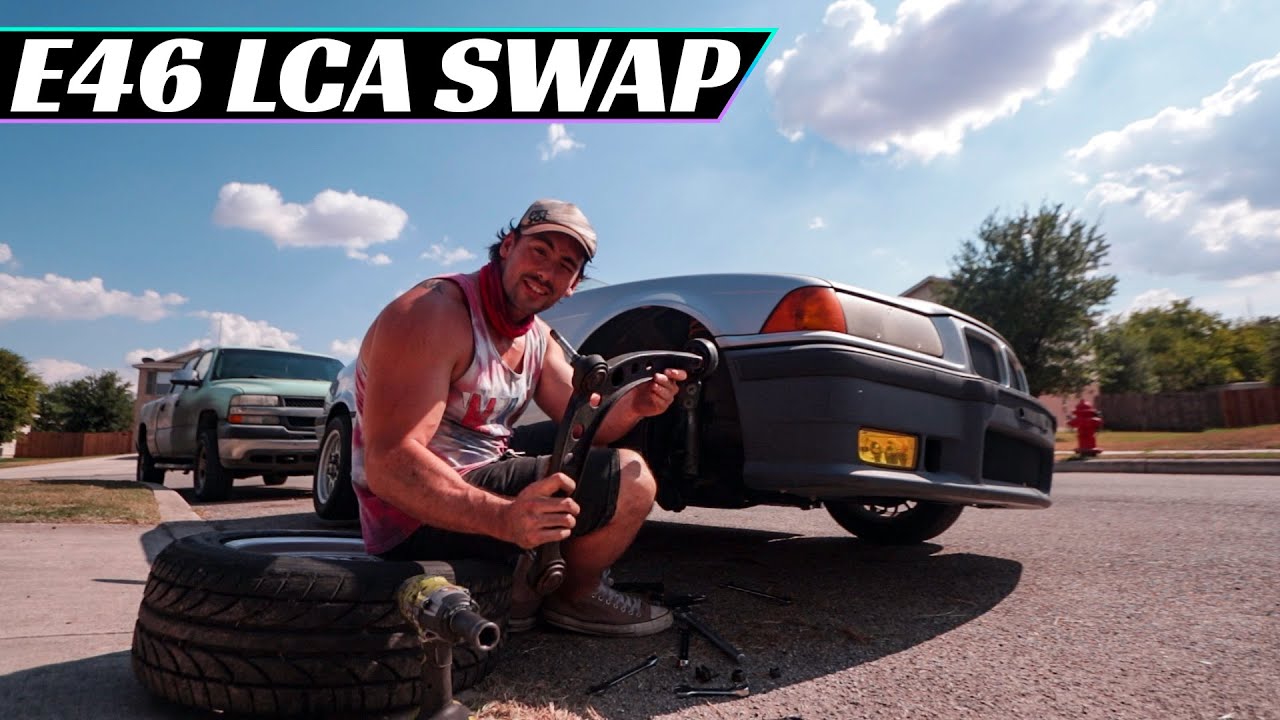 How to Swap E46 LCA's into an E36 and Keep your Sway Bar!