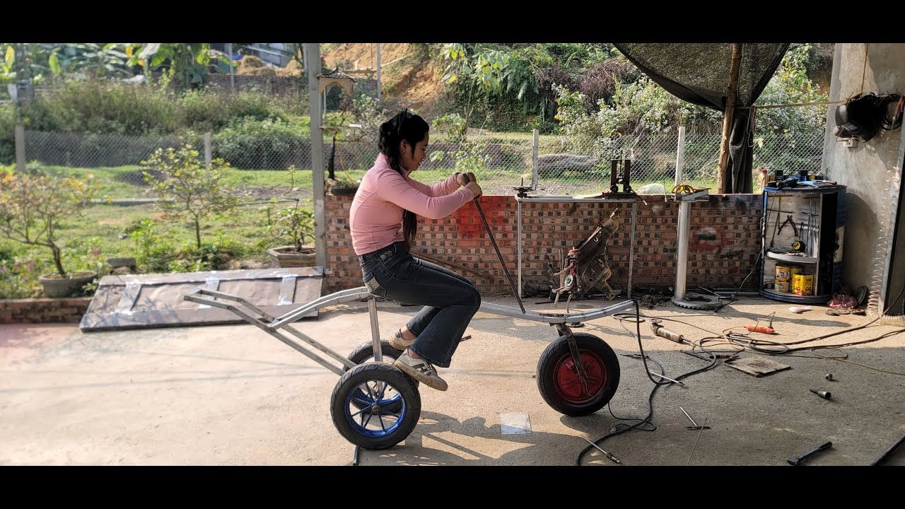 Mechanical Girl: Build a Three-wheeled Electric Vehicle Inspired by the Traditional Vietnamese Plow