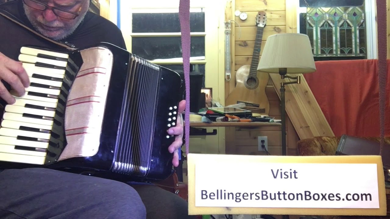 Small piano accordion 12 bass restored & tuned #398 (nfs)