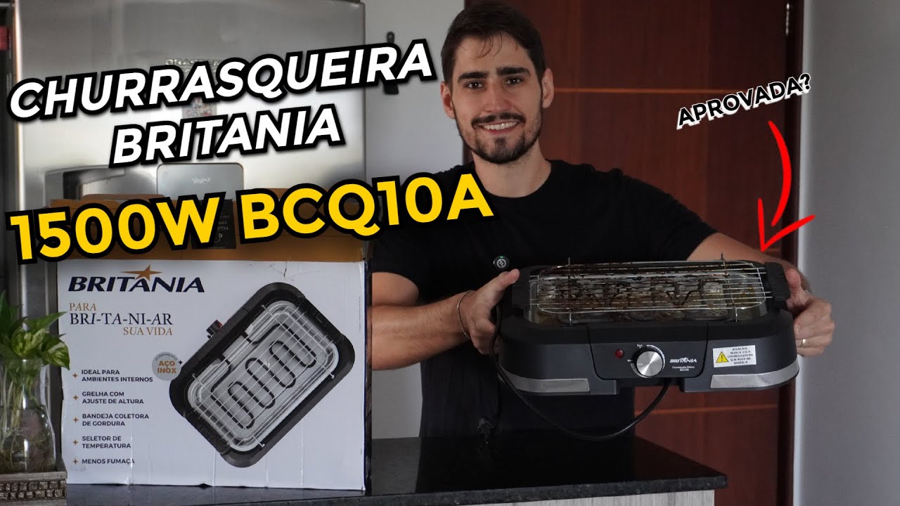 🔥 ESSA É A MELHOR CHURRASQUEIRA ELÉTRICA? Britânia 1500W BCQ10A
