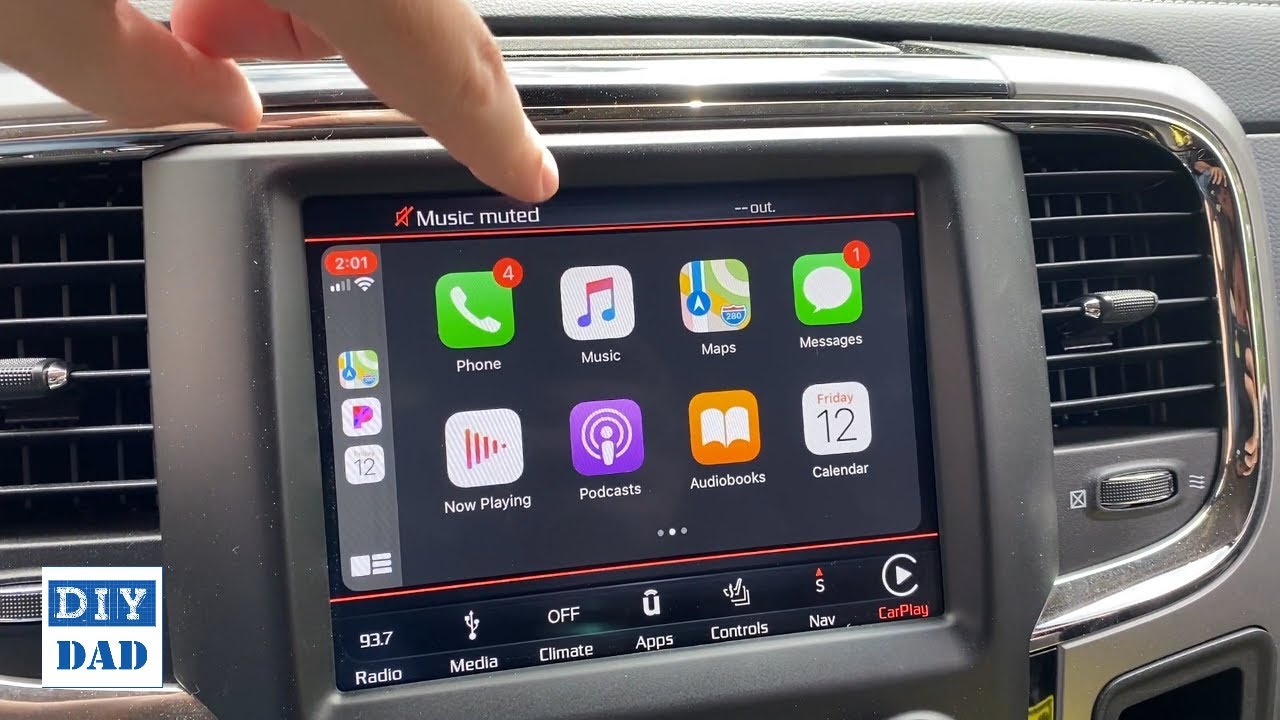 Как включить CarPlay на Dodge Ram 2013–2019 годов выпуска — обновление радиосистемы UAQ 8.4