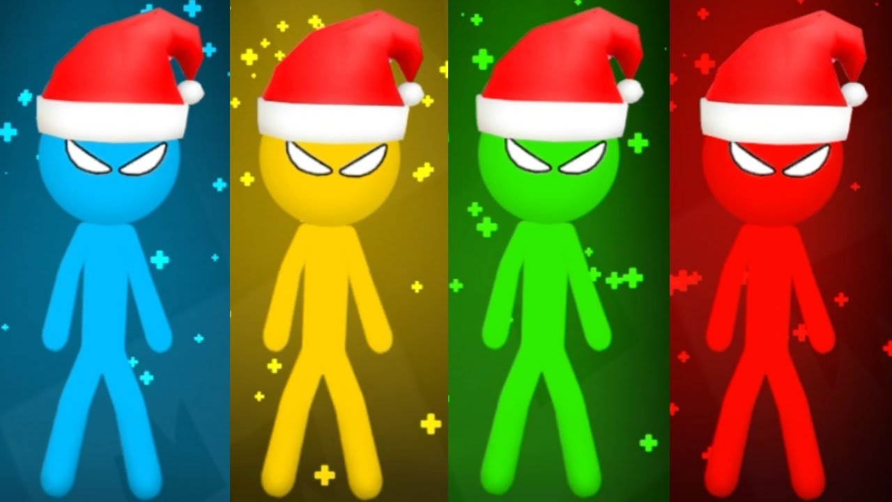 Stickman Party 1 2 3 4 Player CHRISTMAS Minigames Gameplay NEW UPDATE Mobile - BEST android GAMES