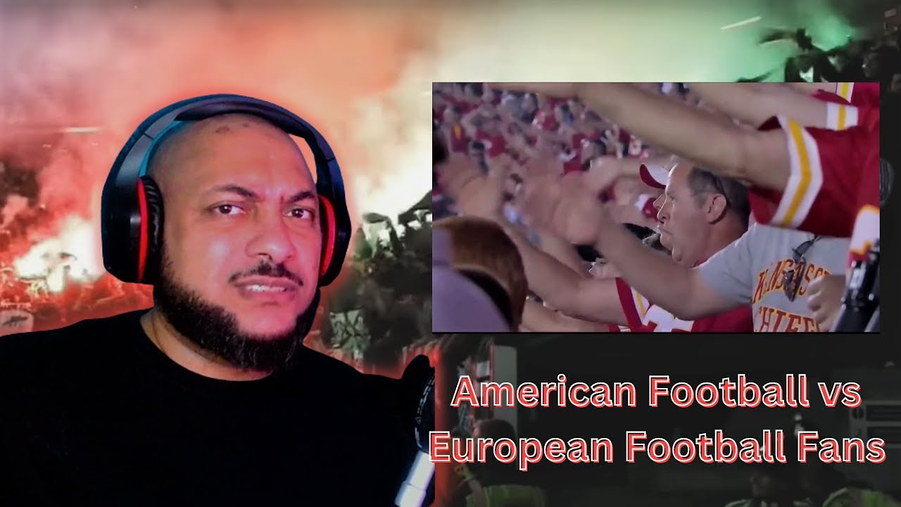 American Reacts TO - American Football vs European Football Fans