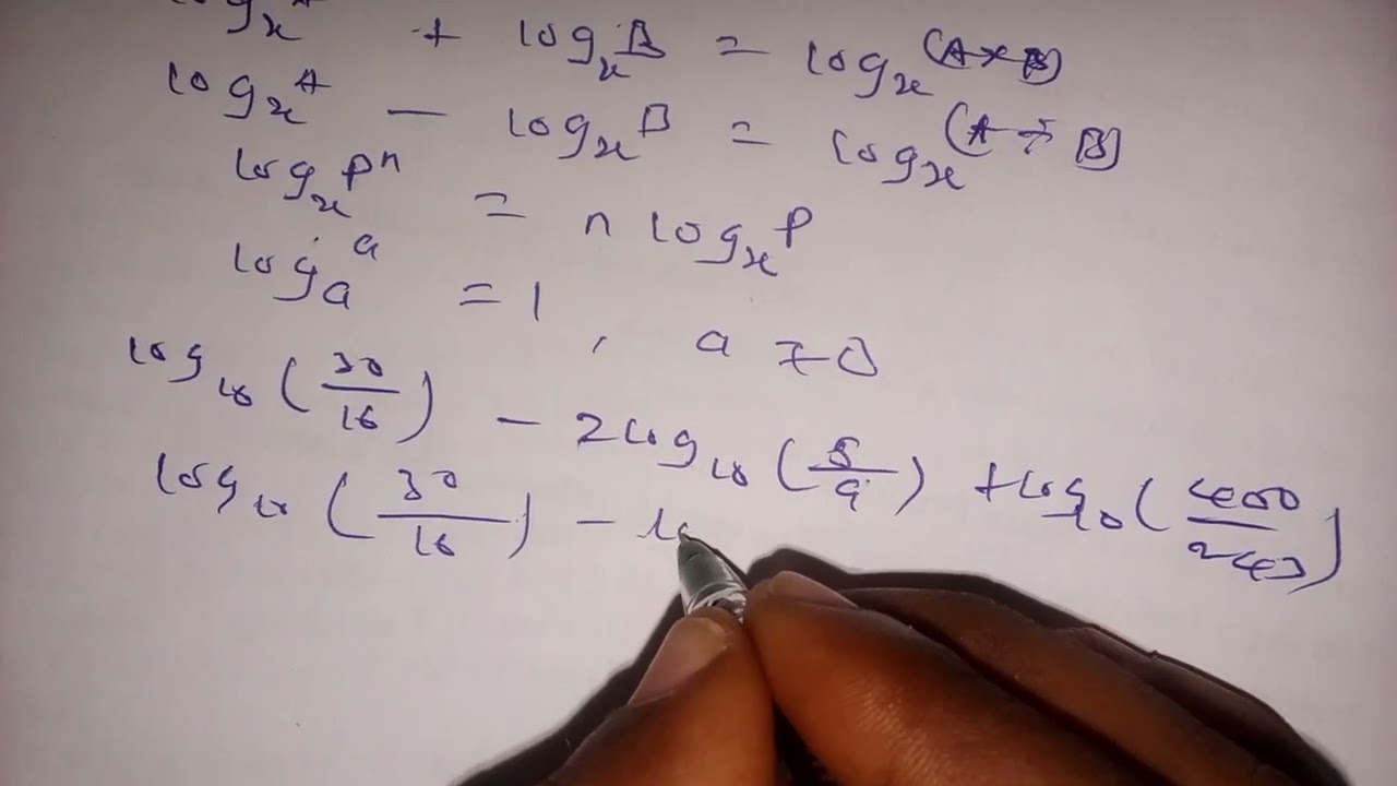Logarithm without using tables 