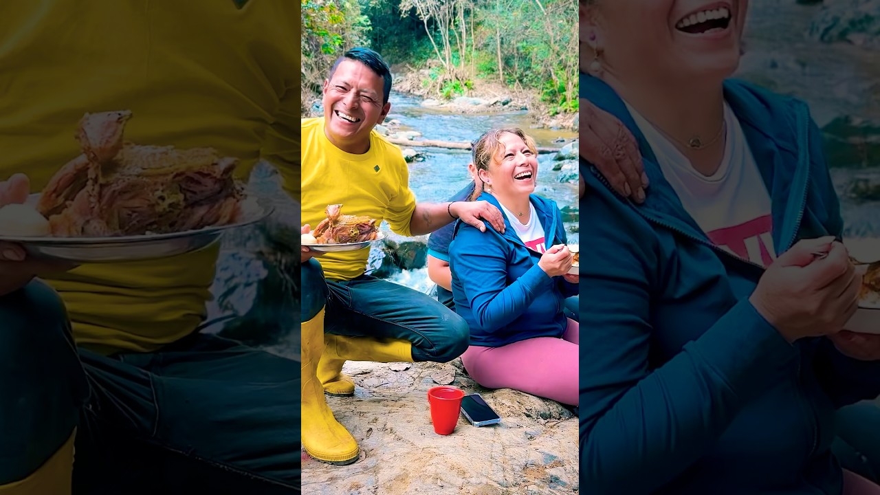 Lleg&oacute; mi hermana de Espa&ntilde;a y le hice un buen seco de Gallo criollo en la quebrada🙏🤗