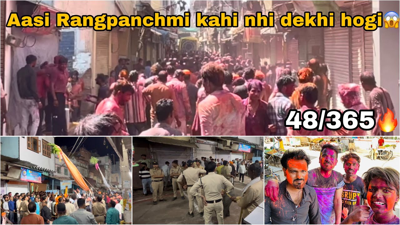 Aisi Rangpanchmi Kabhi Nahi Dekhi Hogi 😳 | Police Bhi Aa Gayi 😱 | Vlog 48/365🔥