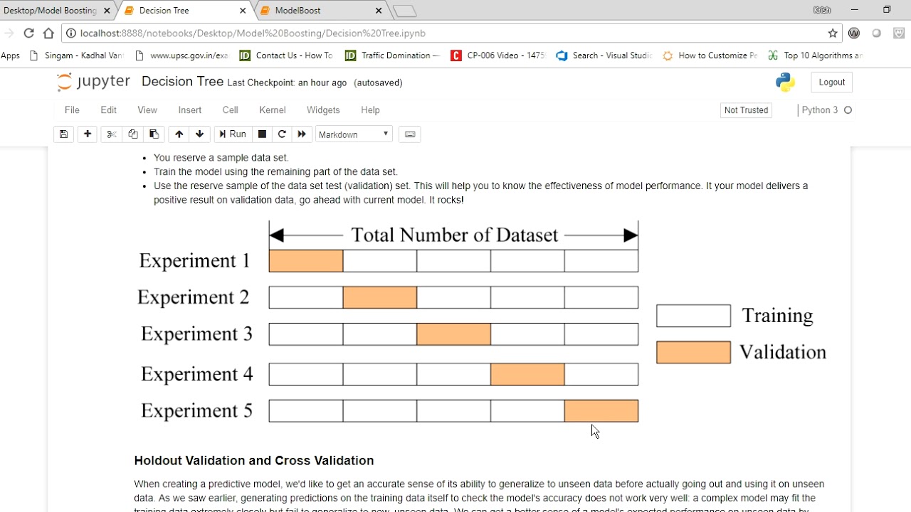 How to select the best model using cross validation in python