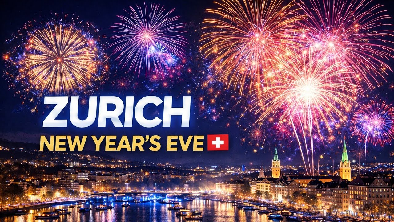 Zurich Fireworks New Year’s Eve - Switzerland. #switzerland #fireworks #newyearcelebration #zurich