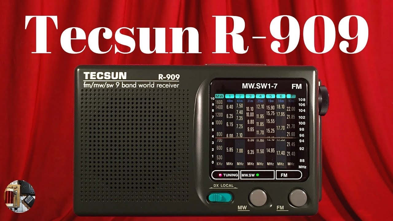 T.K.O.! Обзор портативного радиоприемника Tecsun R-909 AM FM коротковолнового диапазона