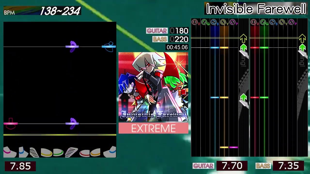 GITADORA / Invisible Farewell - EXTREME (GITADORA NEX+AGE)