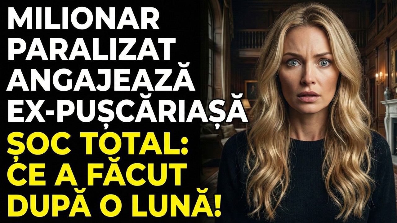 Un MILIONAR paralizat a angajat, din disperare, o fostă PUȘCĂRIAȘĂ ca îngrijitoare... Iar după...
