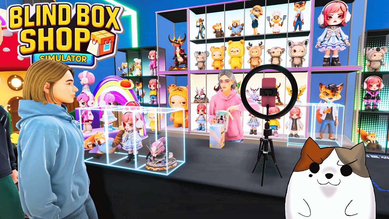 Blind Box Shop Simulator Demo First Look! New Upcoming Figurine and Surprise Box Store Sim!
