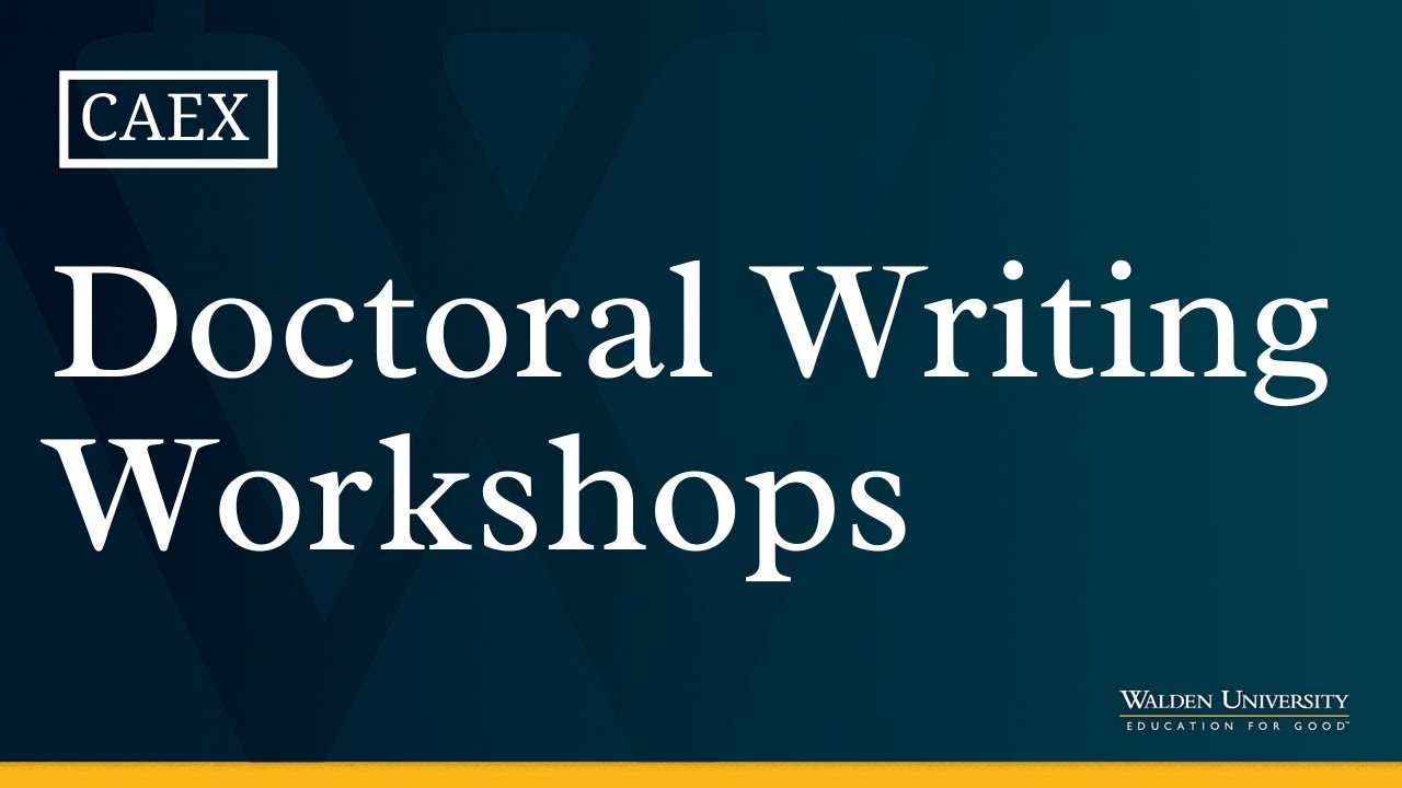 CAEX Doctoral Writing Workshops
