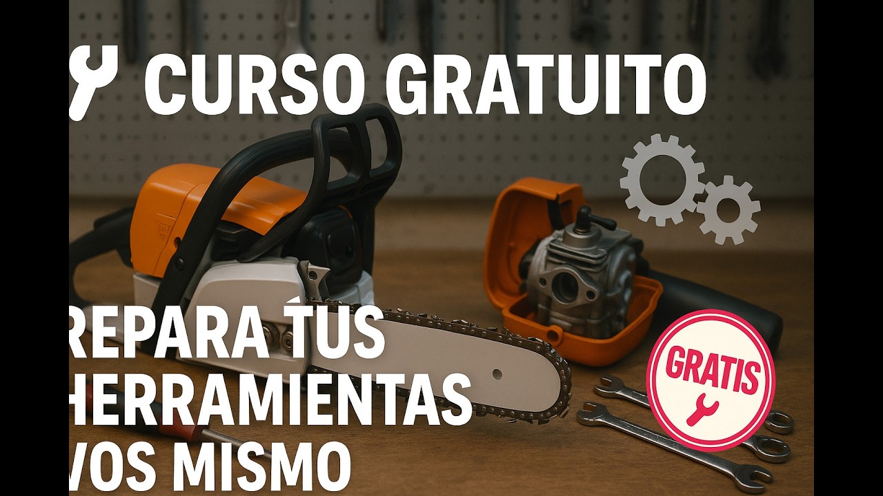 💫CURSO de REPARACIÓN de MAQUINARIAS de JARDINERÍA💫100% GRATIS!! Capitulo 24  parte 3 #pasoapaso