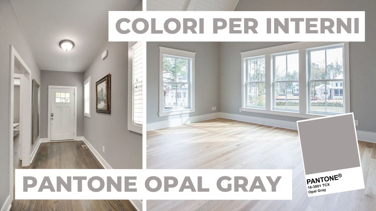 Colori per pareti: come abbinare Pantone 2020 “Opal gray” | Analisi Colore #3