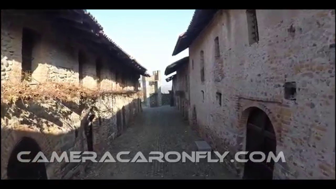 la Magia del Ricetto di Candelo Borgo Medievale (Bi) Ripreso dal Drone