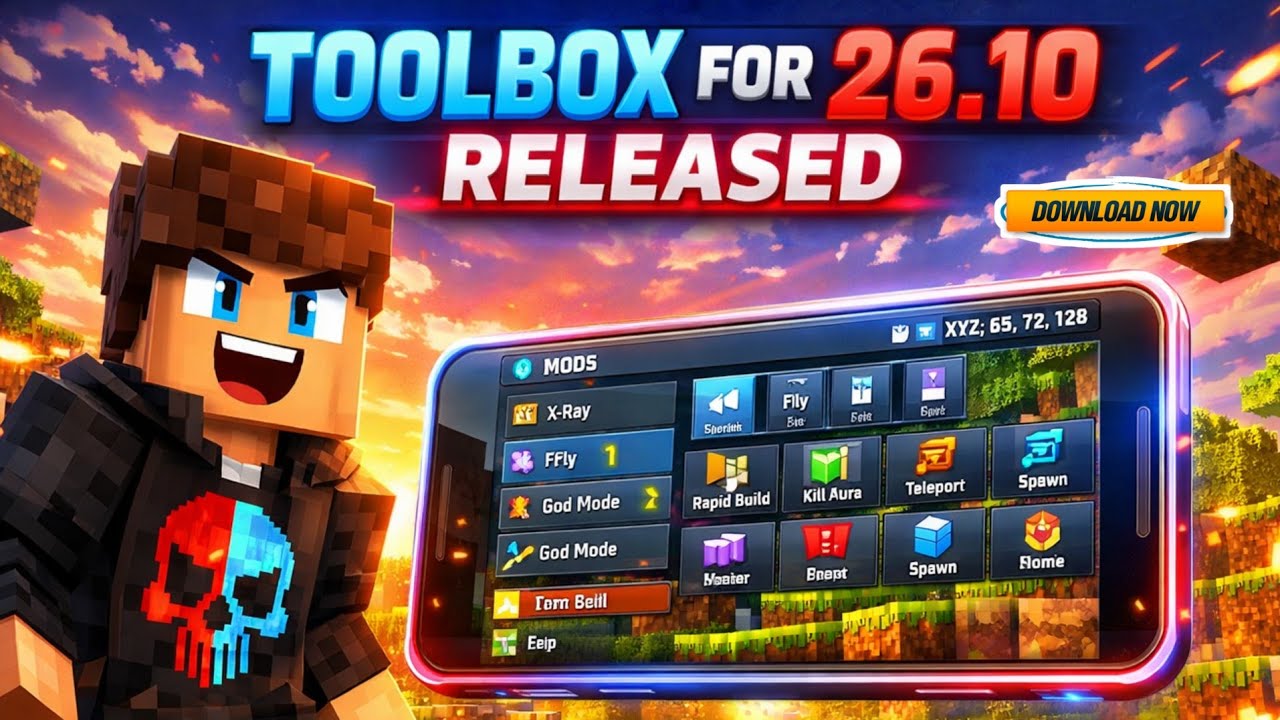 Toolbox 26.10 | Toolbox For Minecraft 26.10 Released | MCPE Toolbox 26.10 | All Bugs Fixed !