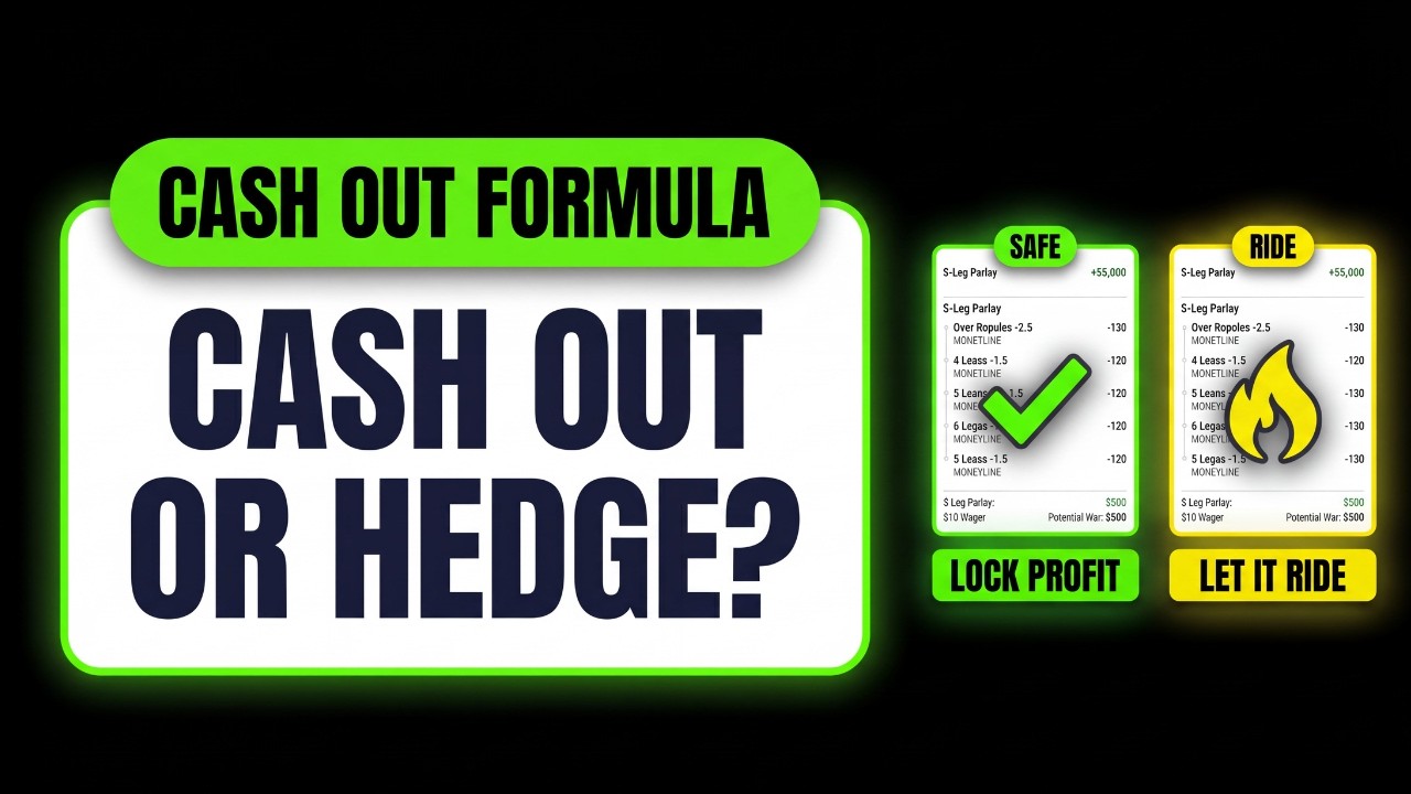 The Cash Out “Formula” Nobody Tells You (Hedging & 2‑Ticket Method)