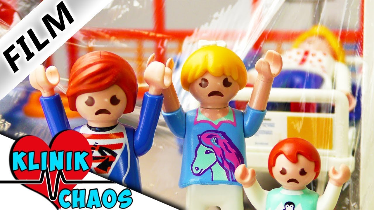 Playmobil Film deutsch MAMA HOCH ANSTECKEND Familie Vogel zu Besuch im Krankenhaus Klinikchaos