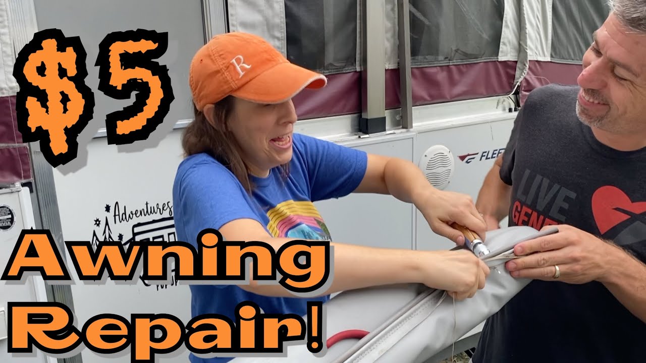 $5 Awning Bag Repair!? DIY Camper awning fix