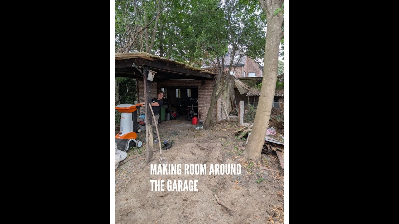 Making room around the garage