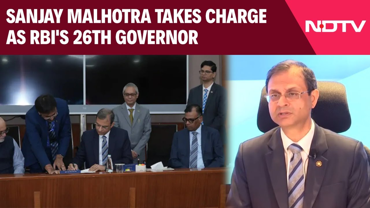 Sanjay Malhotra Takes Charge As RBI's 26th Governor