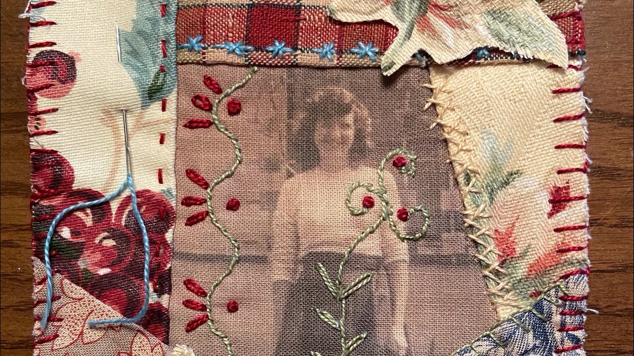 Sunday Slow-Stitching with Rita    (Mother's Day )  5/5