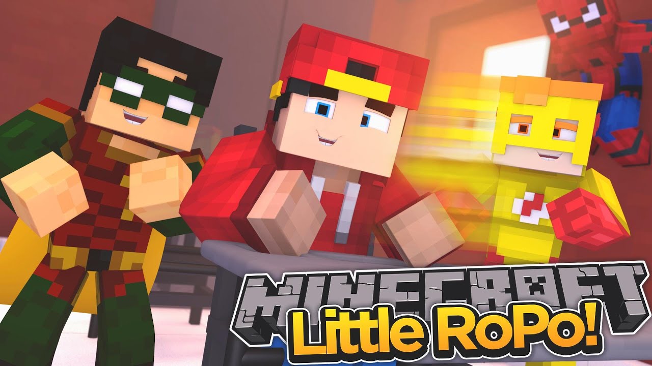 Minecraft MineVengers - LITTLE ROPO JOINS THE TEEN TITANS!!
