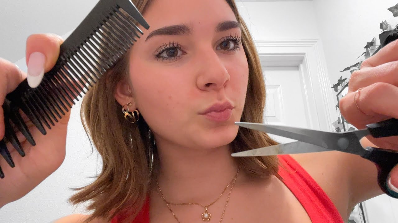 asmr girl whos obsessed with you cuts your hair  💇‍♀️| rp
