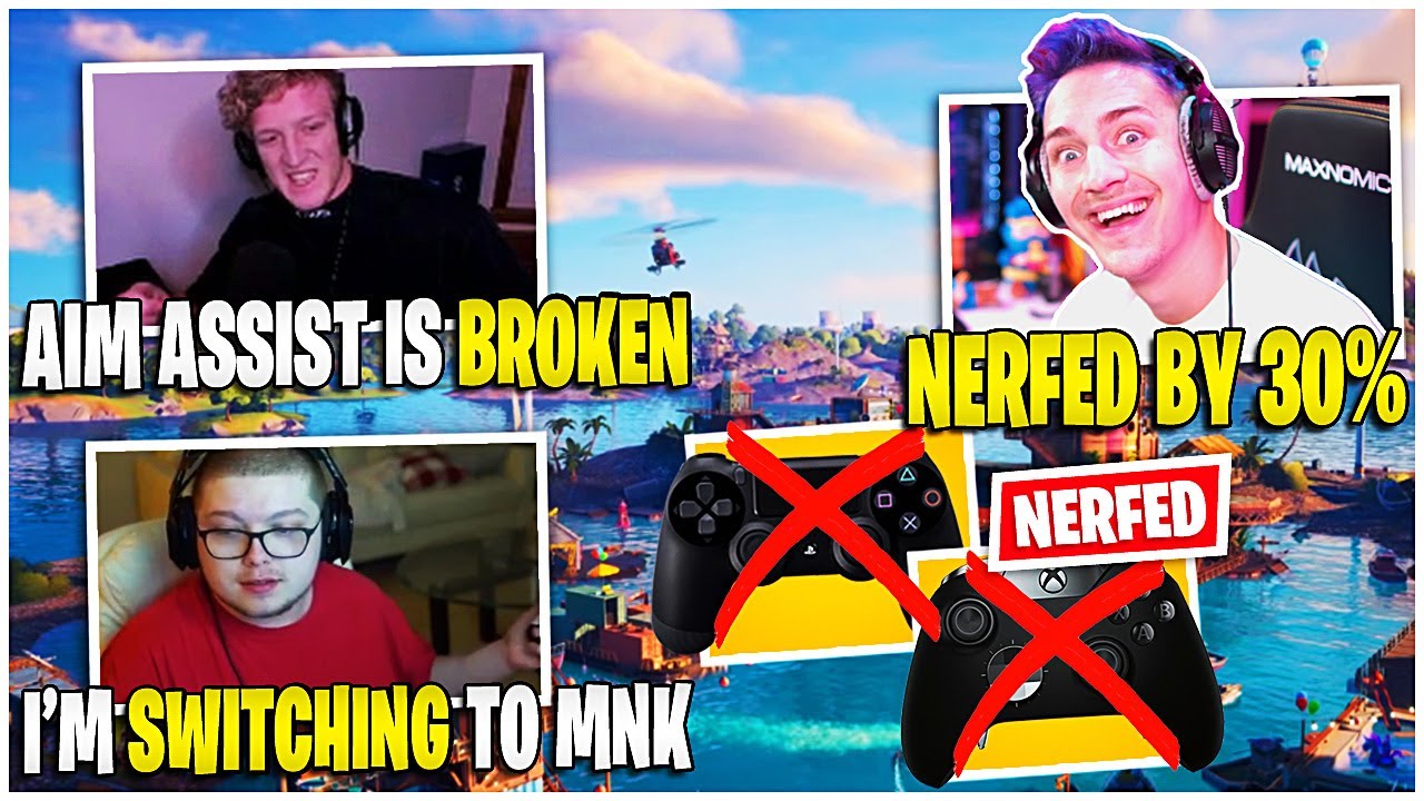 Ninja & Pros React to Aim Assist NERF | Streamers UPSET With Changes In Fortnite Season 3