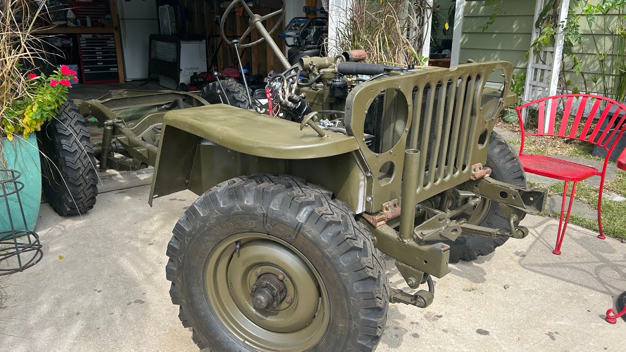 1952 Willy’s M38 Jeep rebuild part 13