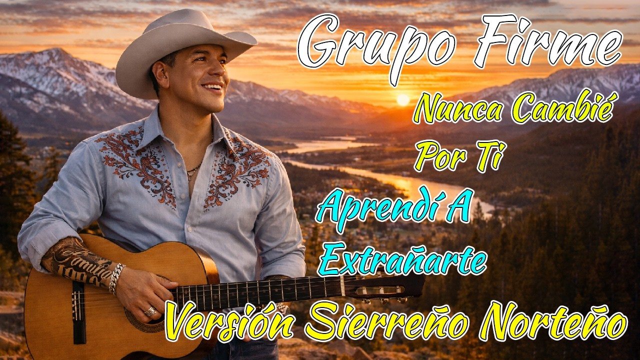 Grupo Firme - Nunca Cambié Por Ti, Aprendí A Extrañarte (Versión Sierreño Norteño en vivo)