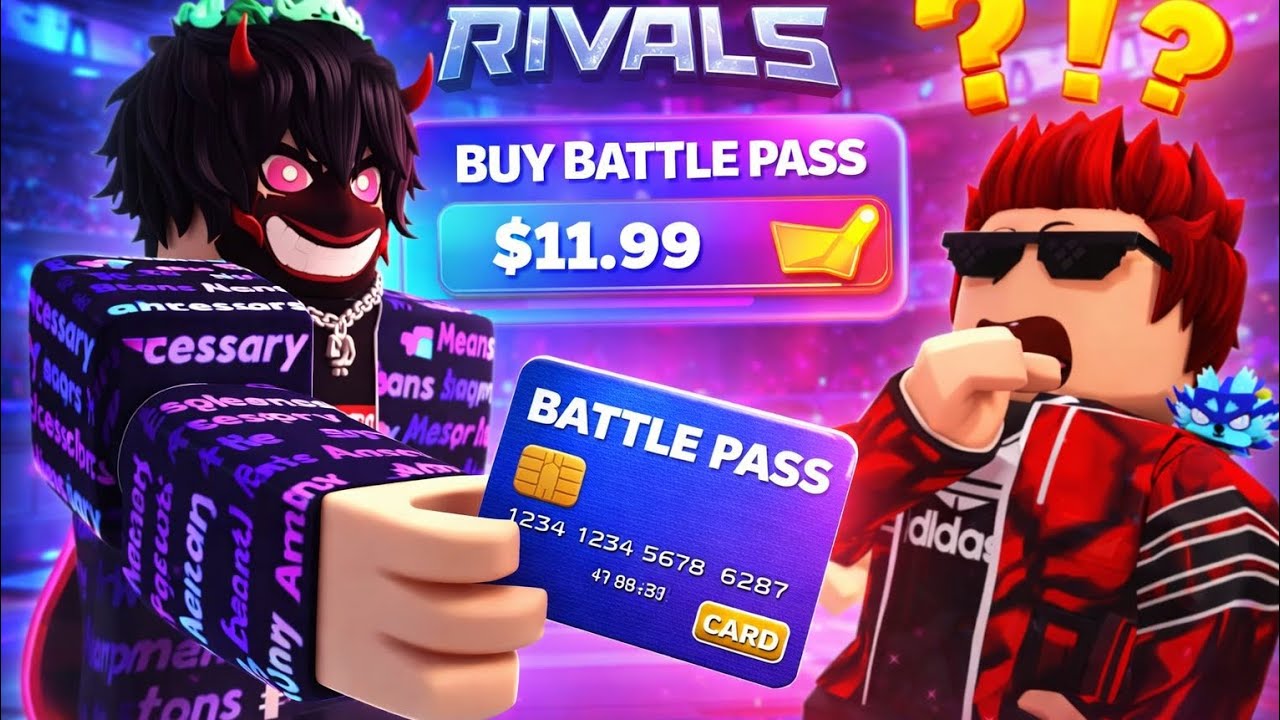 KUPIŁEM SWÓJ 1 KARNET W RIVALS (ROBLOX) z gościem specjalnym 🆚🔫