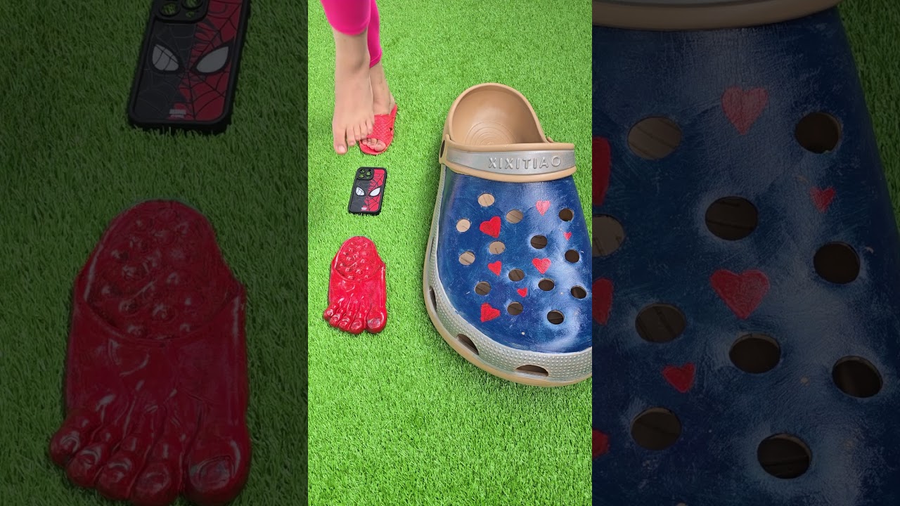 Super cool giant slippers 🦶🦶 Leather foot sandals 🤣 😁🤣 😁  #love #trending #slippers