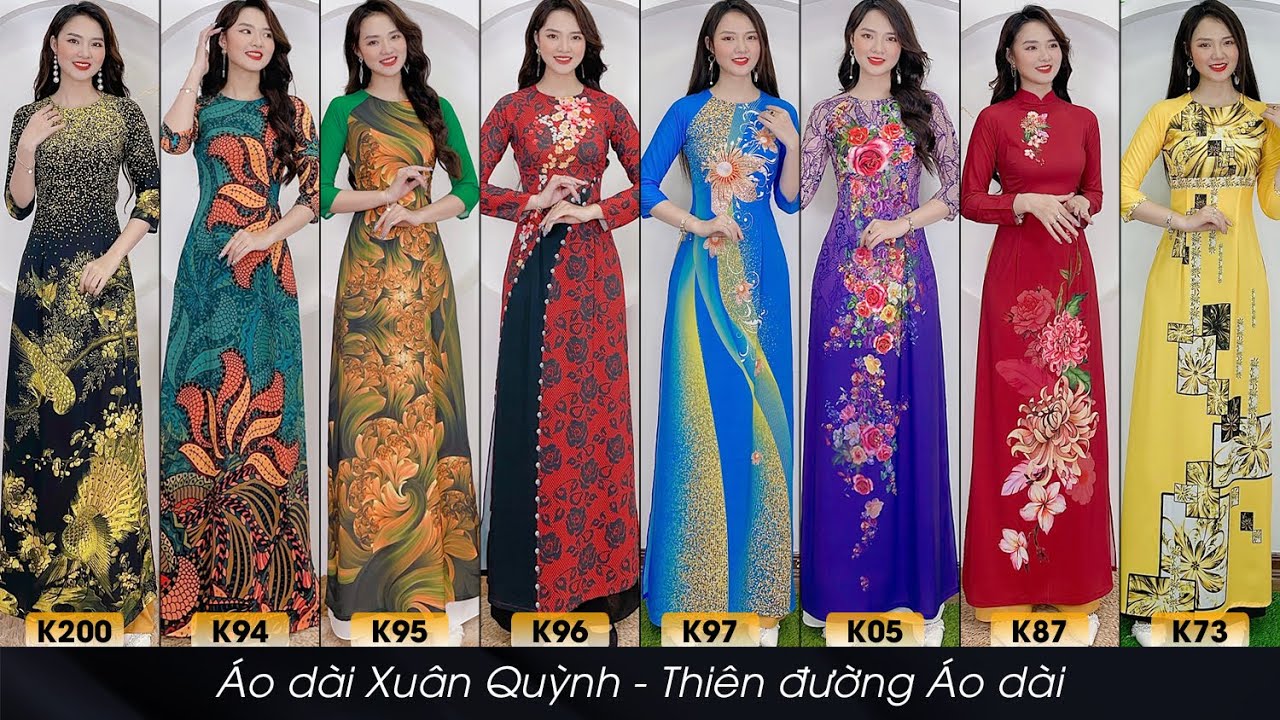 📞 0869.262.442 Những mẫu Áo Dài Hot Nhất, Sang Trọng, Quý Phái 💎 Áo Dài Xuân Quỳnh