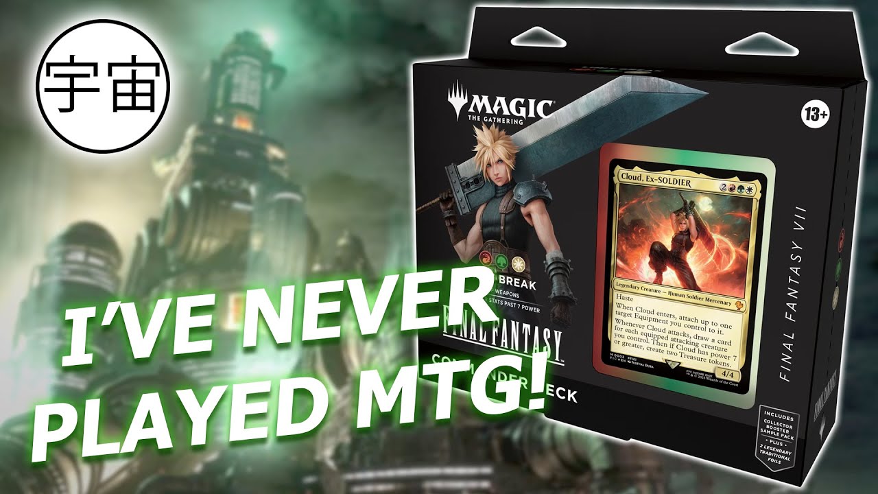 Non-Magic Player Opens Cardboard  - Limit Break | MTG x FINAL FANTASY Commander Deck