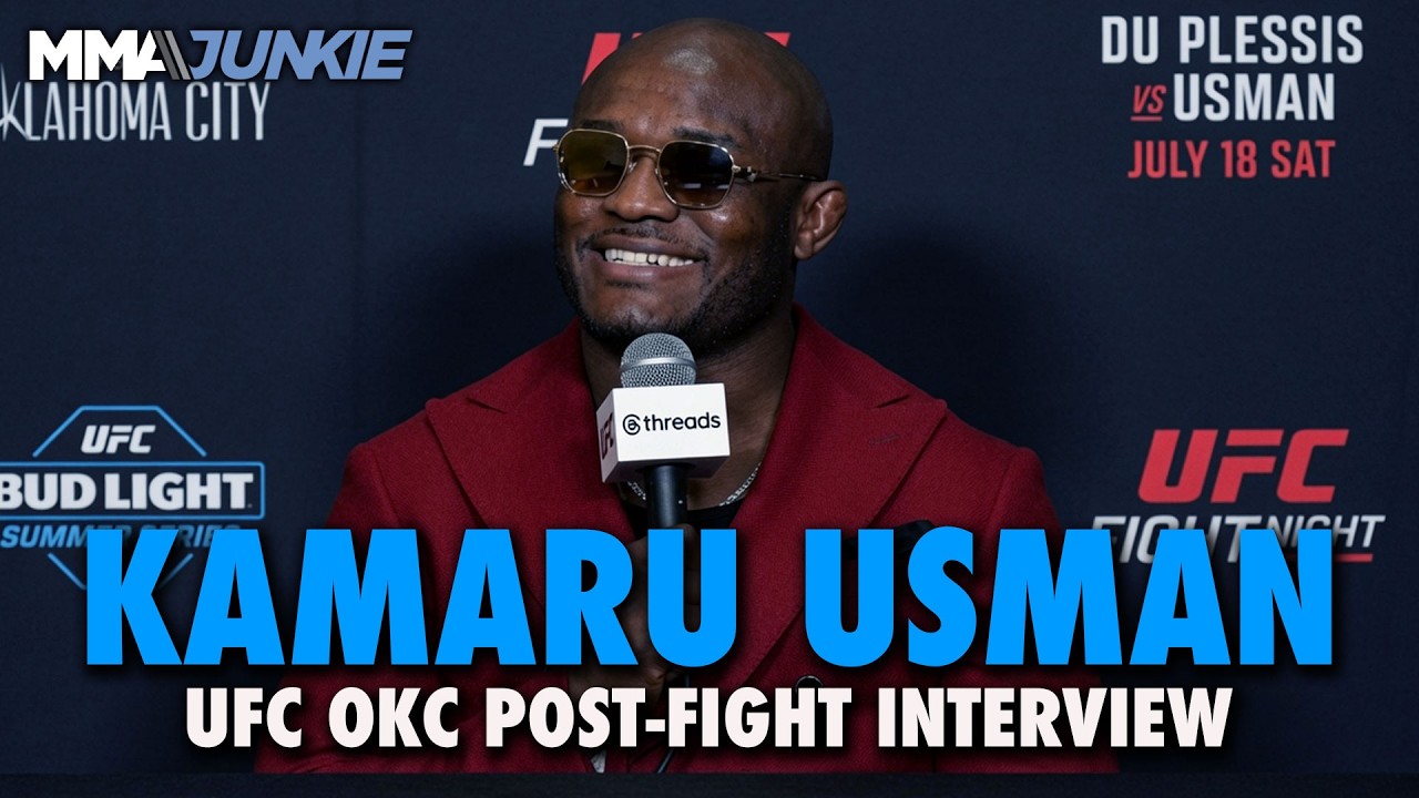 Kamaru Usman has 'no excuses' for Dricus Du Plessis loss, addresses future | UFC OKC