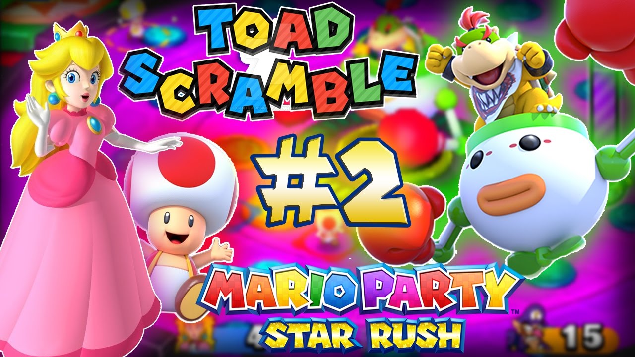 ABM: Mario Party Star Rush!! Walkthrough # 2  World 1-2 HD