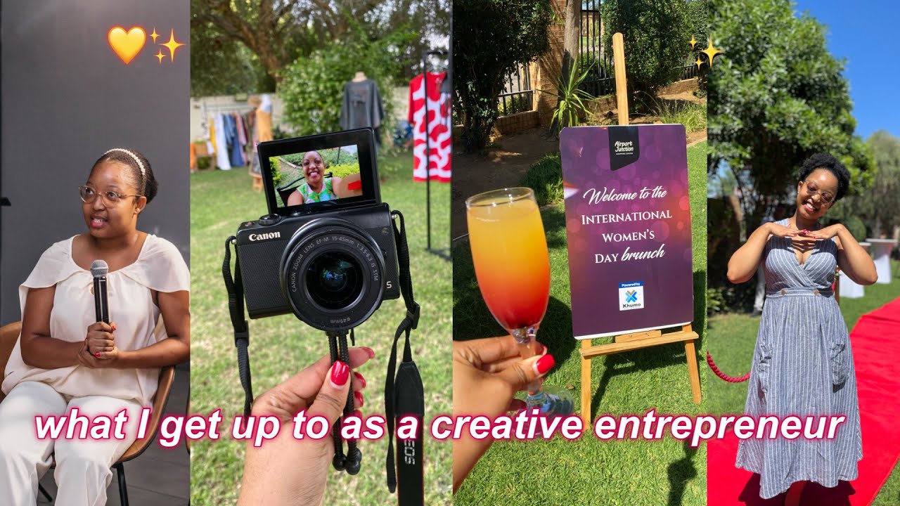 #vlog : events.. women's day brunch | Sunday popup market | creators roundtable | BW YouTuber