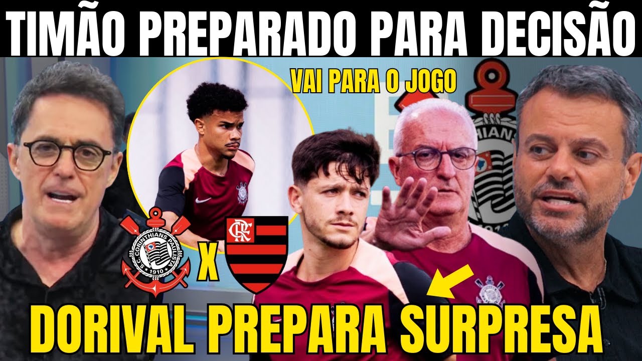 SÁBADO AGITADO NO CORINTHIANS! TIMÃO PRONTO PARA DECISÃO! KAIO CESAR VAI PARA O JOGO! RUMO AO BI!