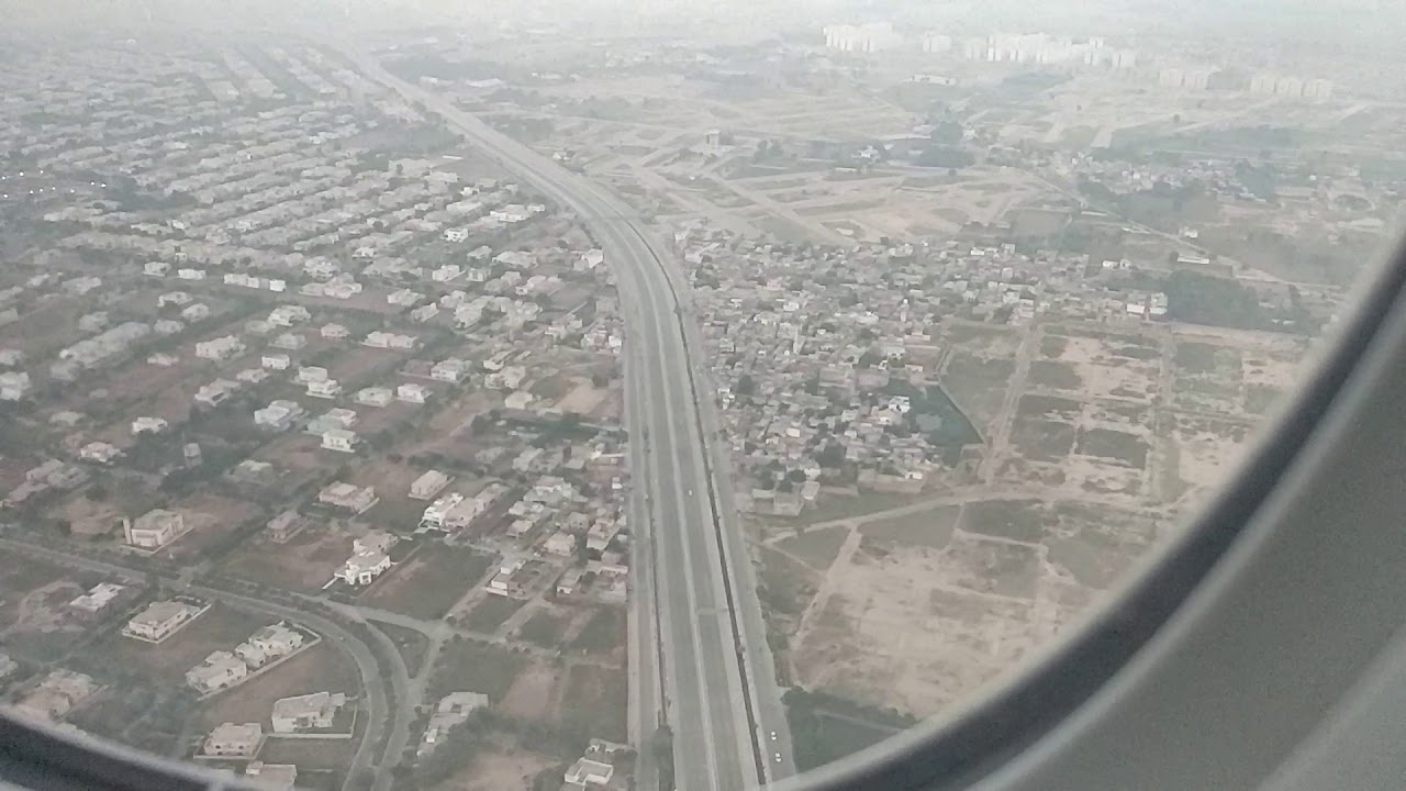 Landing with saudi airline ilama iqbal airport lahore &hearts;️ | lahore Pakistan 🇵🇰