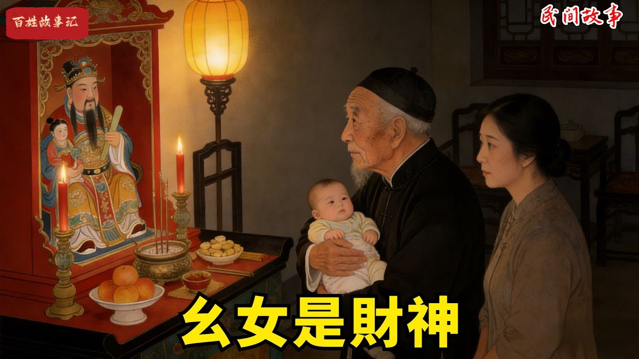 老漢壹心求女連生六男，第七個剛出生全家瘋了，六個哥哥寵壹個妹妹！大旱之年挖出泉水，大雪天刨出百斤糧，簡直是請了尊財神！#故事頻道 #民間故事#有聲書 #睡前故事#中國文化#故事分享