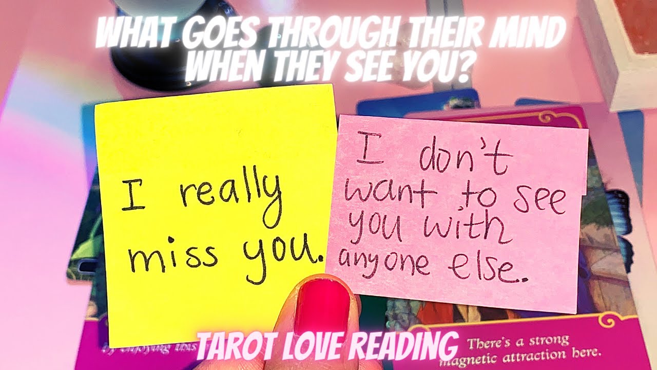 🙊💭What Goes Through Their Mind When They SEE You? 💖Messages from Them 💌PICK A CARD🔮Love Tarot
