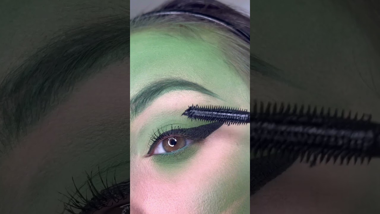 Green Fairy 🧚&zwj;♂️ Makeup 🎨💄 #creativemakeup #fairy #green