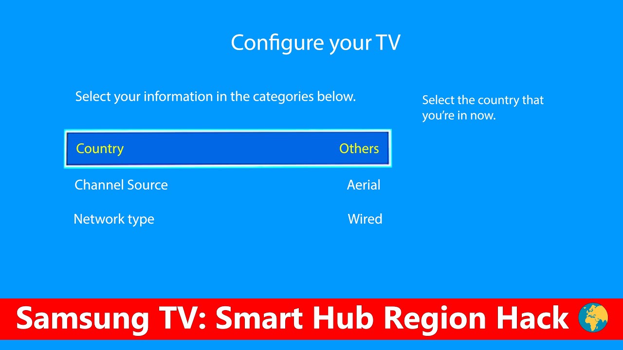 Как изменить регион на Samsung Smart TV (настройки Smart Hub и локализации)