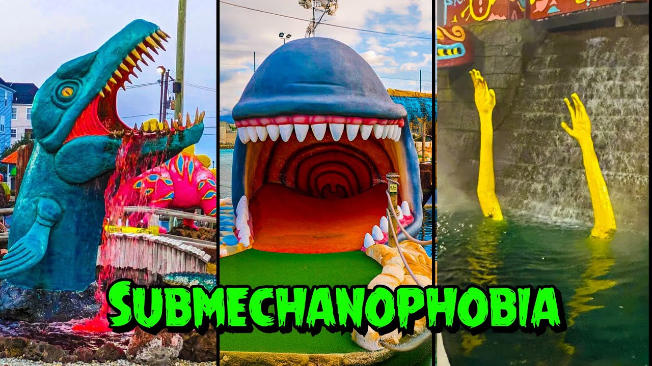 Top SCARIEST Underwater Animatronics! SUBMECHANOPHOBIA Golf Edition