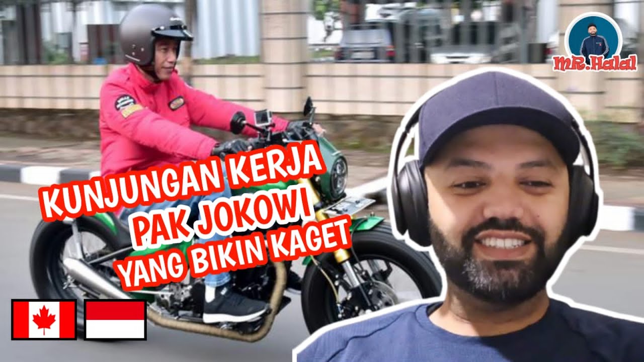 Tunggangi Motor, Presiden Jokowi Jajal Jalan Perbatasan Kalimantan | MR Halal Reaction
